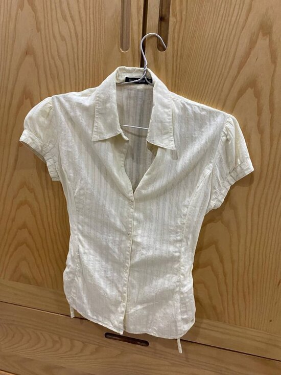 Tops - White Short Sleeve Shirt